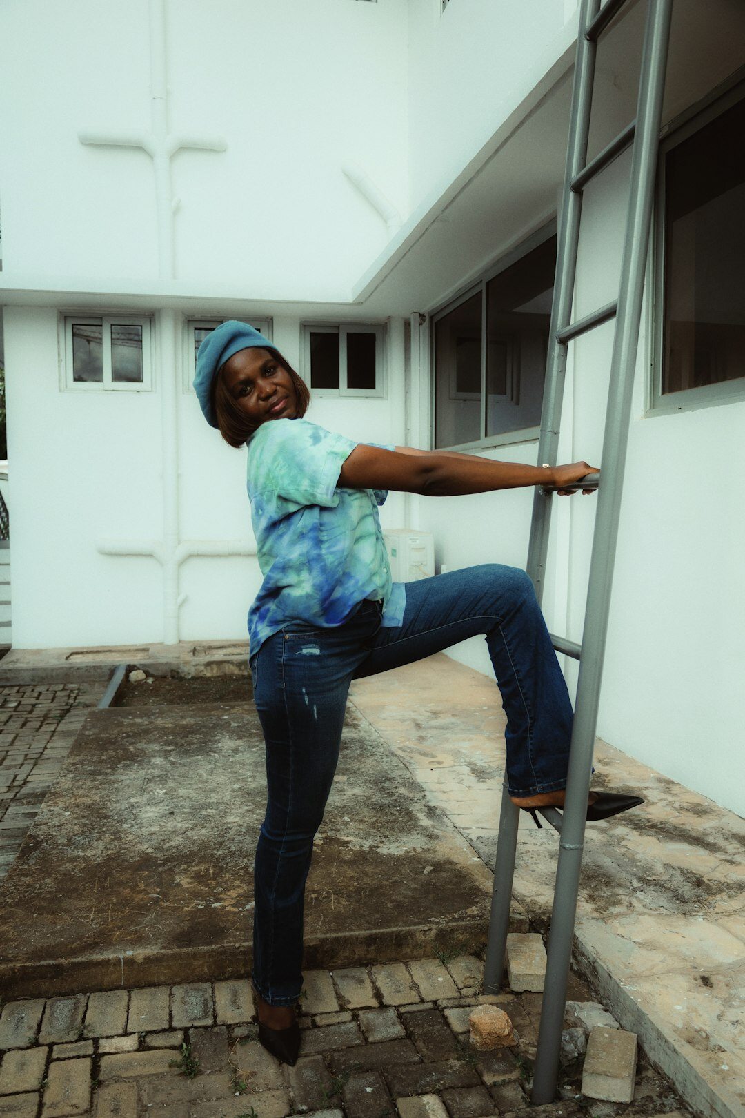 person overcoming obstacles